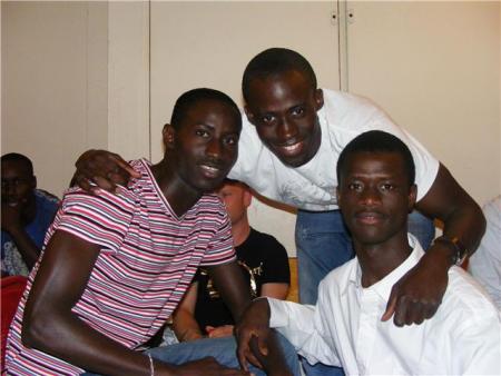 moi,lamine et cheikh